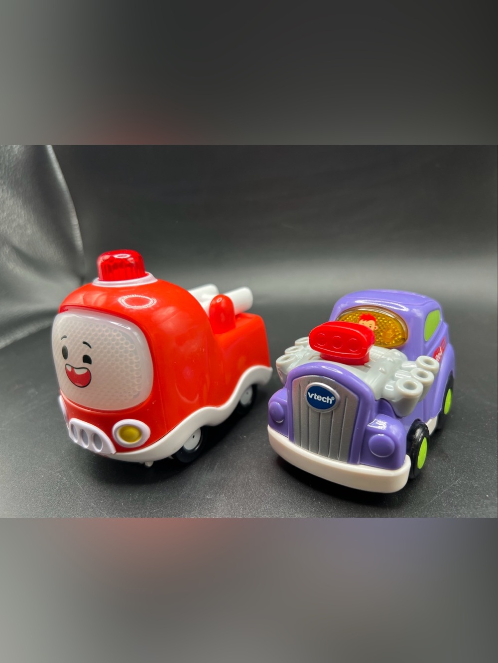 Vtech Go Go Smart Wheels Cars Fire Truck and Hot Rod Light and Sound Works